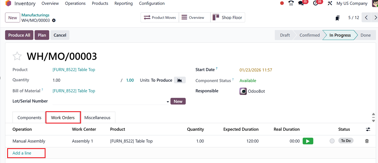 Odoo 19 Project