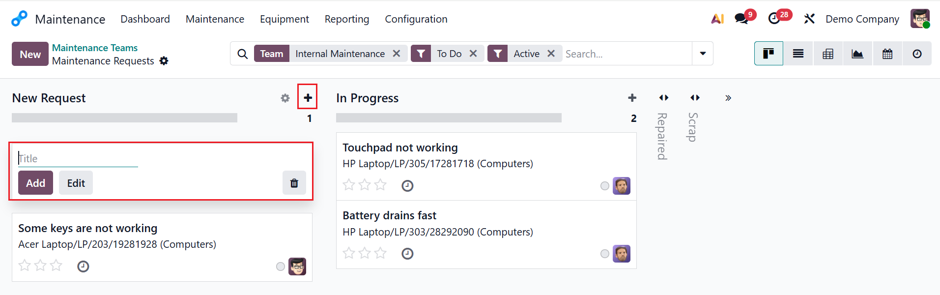 Odoo 19 Project